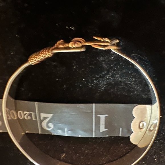 Sterling Silver & 14 K Anchor Hook Bracelet MRSP $842 - Picture 6 of 12